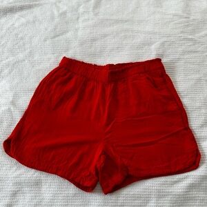 Old Navy Orange Women's size Large Cotton Shorts